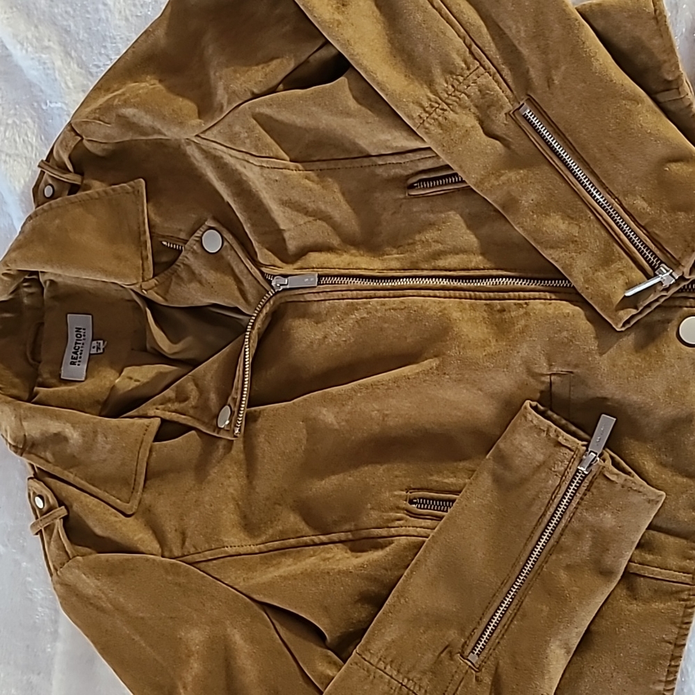 Kenneth Cole Reaction Faux Suede Jacket